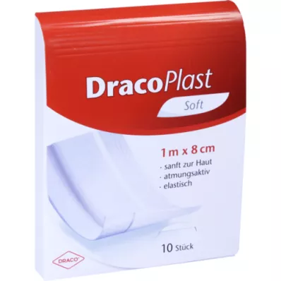 DRACOPLAST Soft plaster 8 cmx1 m, 1 pc