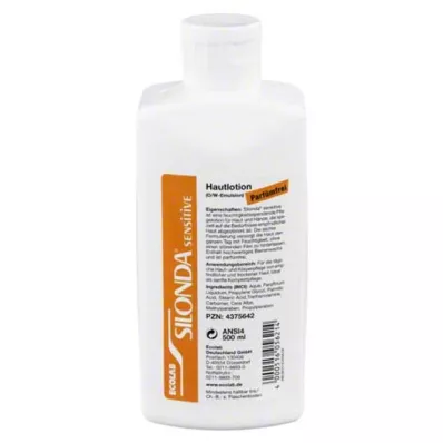SILONDA Sensitive Skin Care Lotion Dispenser Bottle, 500 ml SILONDA Sensitive Skin Care Lotion Dispenser Bottle, 500 ml