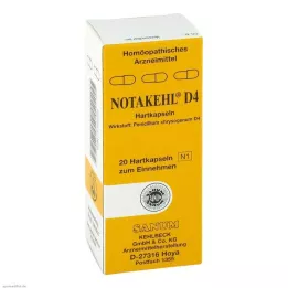 NOTAKEHL D 4 Capsules, 20 Capsules