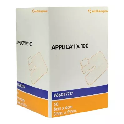 APPLICA I.V.100 Cannula plaster with absorbent pad, 50 pcs