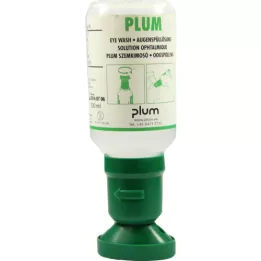 PLUM NaCl eye rinsing solution with eye cup, 200 ml