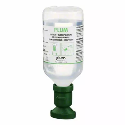 PLUM NaCl eye rinsing solution with eye cup, 500 ml PLUM NaCl eye rinsing solution with eye cup, 500 ml