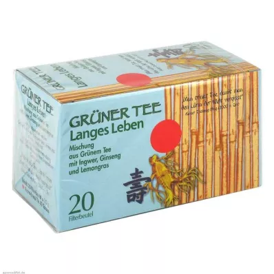 GRÜNER TEE+Ginger+Ginseng filter sachets, 20 pcs GRÜNER TEE+Ginger+Ginseng filter sachets, 20 pcs