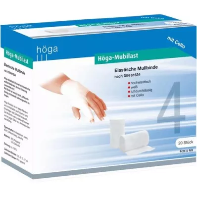 HÖGA-MUBILAST Fixation bandage 4 cmx4 w.cellophane, 1 pc