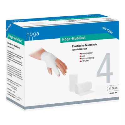 HÖGA-MUBILAST Fixation bandage 4 cmx4 w.cellophane, 1 pc