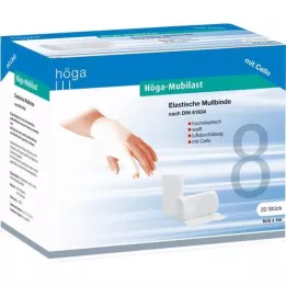 HÖGA-MUBILAST Fixation bandage 8 cmx4 w.cellophane, 1 pc