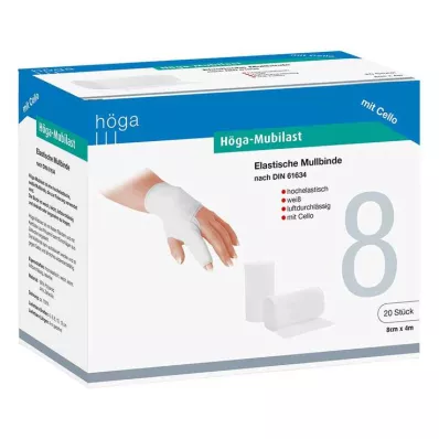 HÖGA-MUBILAST Fixation bandage 8 cmx4 w.cellophane, 1 pc