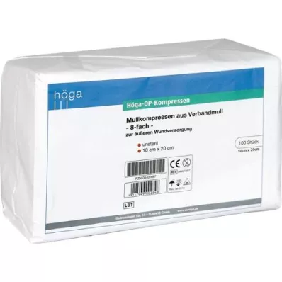 HÖGA-KOMPRESSEN OP 10x20 cm non-sterile 8x, 100 pcs