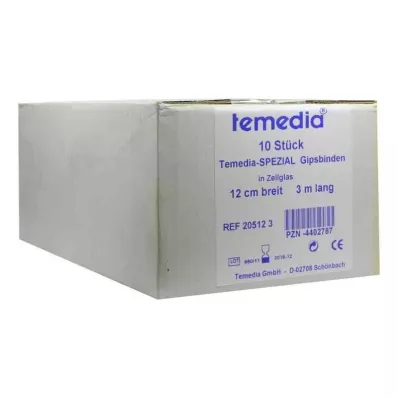 GIPSBINDE Temedia special 12 cmx3 m, 10 pcs GIPSBINDE Temedia special 12 cmx3 m, 10 pcs