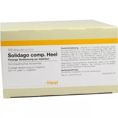 SOLIDAGO COMP.Heel ampoules, 100 pc