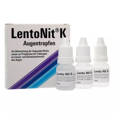 LENTO NIT K Eye drops, 3X10 ml