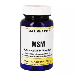 MSM 500 mg GPH Capsules, 60 pcs