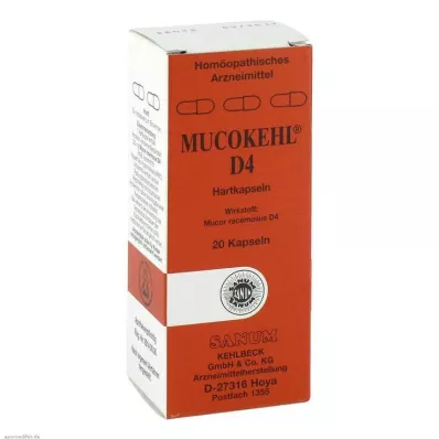 MUCOKEHL Capsules D 4, 20 pc