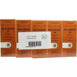 MUCOKEHL Capsules D 4, 10X20 pcs