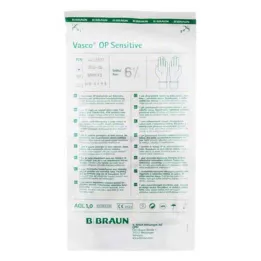 VASCO OP Sensitive gloves, sterile, powder-free, size 6.5, 2 pcs