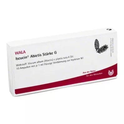 ISCUCIN abietis Starch G Ampoules, 10X1 ml