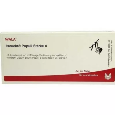 ISCUCIN populi Strength A Ampoules, 10X1 ml