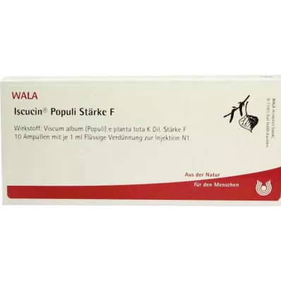 ISCUCIN populi Strength F Ampoules, 10X1 ml ISCUCIN populi Strength F Ampoules, 10X1 ml