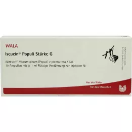 ISCUCIN populi Strength G Ampoules, 10X1 ml