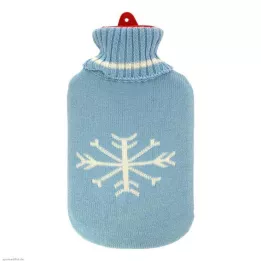 WÄRMFLASCHE Rubber 2 l w.turtleneck cover, 1 pc
