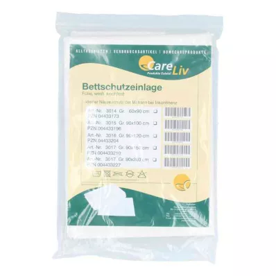 BETTSCHUTZEINLAGE Foil 60x90 cm white, 1 pc