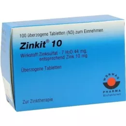 ZINKIT 10 coated tablets, 100 pcs