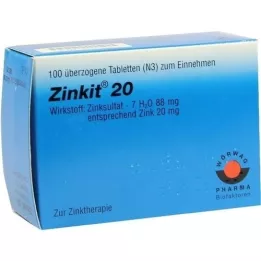 ZINKIT 20 coated tablets, 100 pcs