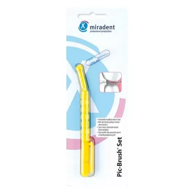 MIRADENT Interd.Pic-Brush Set yellow, 1 pc MIRADENT Interd.Pic-Brush Set yellow, 1 pc
