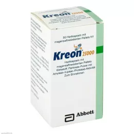 KREON 25,000 hard caps with enteric-coated pellets, 50 pcs
