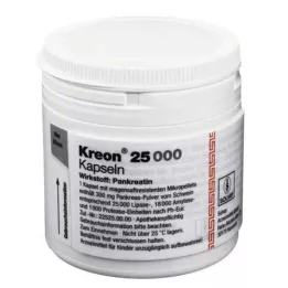 KREON 25,000 hard caps with enteric-coated pellets, 100 pcs