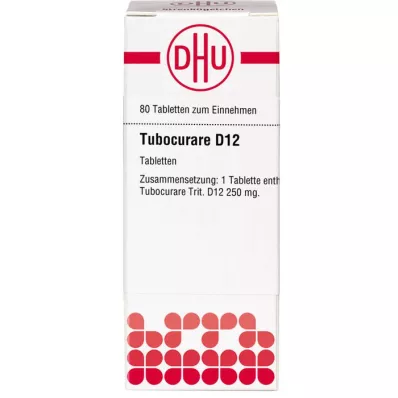 TUBOCURARE D 12 tablets, 80 pc