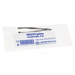 PINZETTE Splinter pointed 8 cm, 1 pc