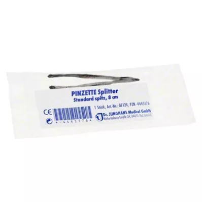 PINZETTE Splinter pointed 8 cm, 1 pc PINZETTE Splinter pointed 8 cm, 1 pc
