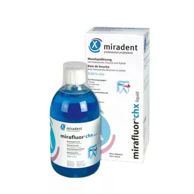 MIRADENT Mouth rinse mirafluor CHX 0.06%, 500 ml MIRADENT Mouth rinse mirafluor CHX 0.06%, 500 ml