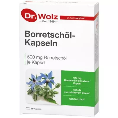 BORRETSCHÖL KAPSELN Dr.Wolz, 60 pcs