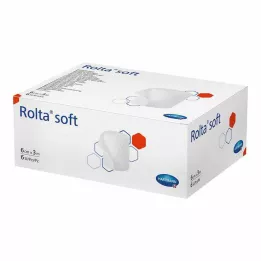 ROLTA soft synthetic cotton bandage 6 cmx3 m, 6 pcs