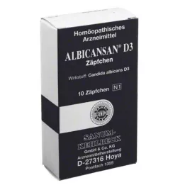 ALBICANSAN D 3 Suppositories, 10 pcs