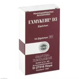 EXMYKEHL D 3 Suppositories, 10 pcs