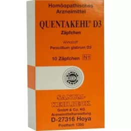 QUENTAKEHL D 3 Suppositories, 10 pcs