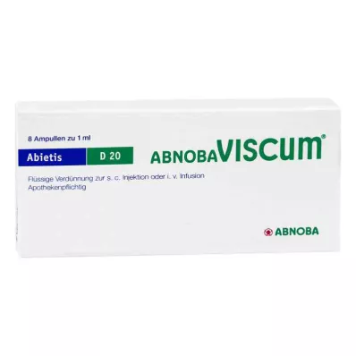 ABNOBAVISCUM Abietis D 20 Ampoules, 8 pcs