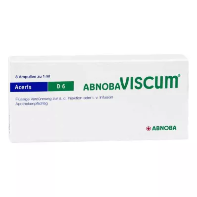 ABNOBAVISCUM Aceris D 6 Ampoules, 8 pcs