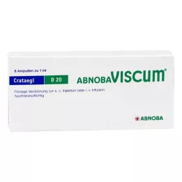 ABNOBAVISCUM Crataegi D 20 Ampoules, 8 pcs