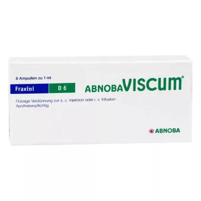 ABNOBAVISCUM Fraxini D 6 Ampoules, 8 pcs
