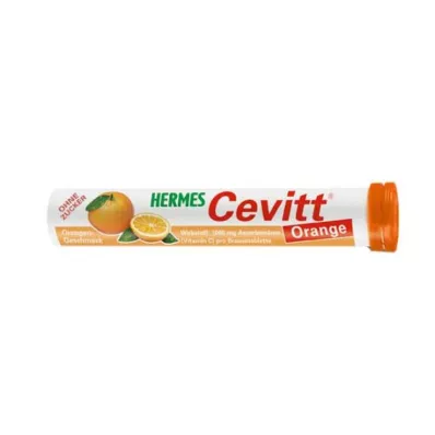 HERMES Cevitt Orange Effervescent Tablets, 20 pcs