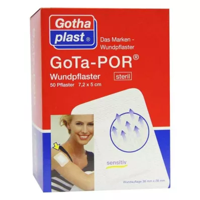 GOTA-POR Wound plaster 5x7.2 cm sterile, 50 pcs GOTA-POR Wound plaster 5x7.2 cm sterile, 50 pcs