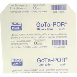 GOTA-POR Wound plaster sterile 60x100 mm, 1 pc