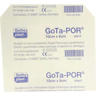 GOTA-POR Wound plaster sterile 60x100 mm, 1 pc GOTA-POR Wound plaster sterile 60x100 mm, 1 pc