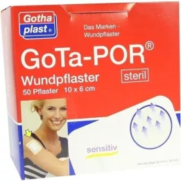 GOTA-POR Wound plaster sterile 60x100 mm, 50 pcs