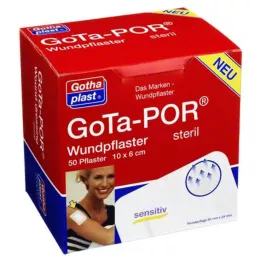 GOTA-POR Wound plaster sterile 60x100 mm, 50 pcs