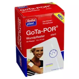 GOTA-POR Wound plaster sterile 100x150 mm, 50 pcs